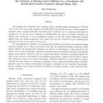 خرید و دانلود نسخه کامل کتاب The Variation of Heating Load Coefficient for a Greenhouse and Overall Heat-Transfer Coefficient through Plastic Film (Изменение коэффициента тепловой нагрузки для теплицы и суммарный коэффициент теплопередачи через пластиковую пленку)