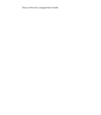 خرید و دانلود نسخه کامل کتاب Theory of Periodic Conjugate Heat Transfer