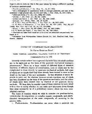 خرید و دانلود نسخه کامل کتاب Types of Unimolecular Reactions