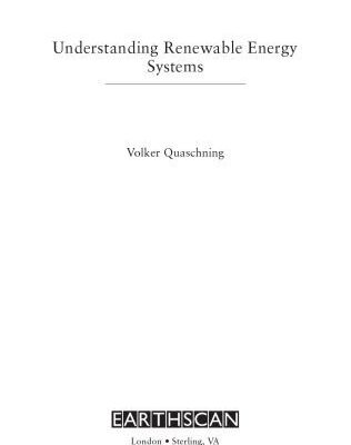 خرید و دانلود نسخه کامل کتاب Understanding Renewable Energy Systems