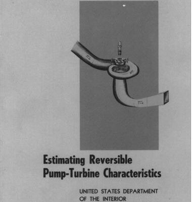 خرید و دانلود نسخه کامل کتاب United States Department of the Interior. Bureau of Reclamation.Estimating Reversible Pump-Turbine Characteristics