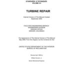 خرید و دانلود نسخه کامل کتاب United States department of the Interior-Bureau of Reclamation-Turbine Repair