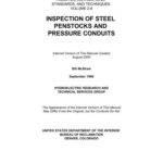 خرید و دانلود نسخه کامل کتاب United States department of the Interior.Bureau of Reclamation – Inspection of steel penstocks and pressure conduits