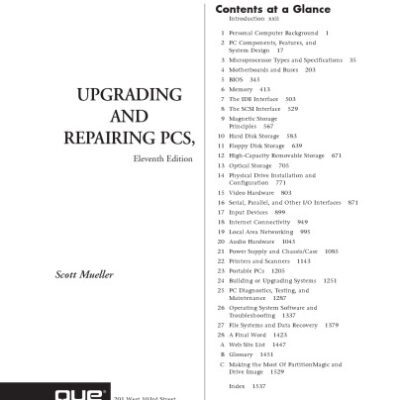 خرید و دانلود نسخه کامل کتاب Upgrading and Repairing PCs, w. CD-ROM
