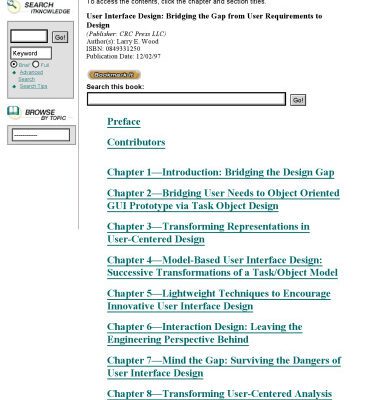 خرید و دانلود نسخه کامل کتاب User Interface Design: Bridging the Gap from User Requirements to Design