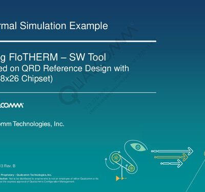 خرید و دانلود نسخه کامل کتاب Using FloTHERM – SW Tool (Based on QRD Reference Design with MSM8x26 Chipset) + 10 thermal package models