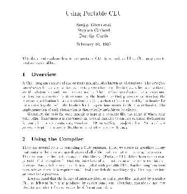 خرید و دانلود نسخه کامل کتاب Using portable CLU