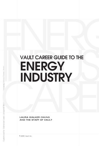 خرید و دانلود نسخه کامل کتاب Vault Career Guide to the Energy Industry_692425cfca300.jpeg خرید و دانلود نسخه کامل کتاب Vault Career Guide to the Energy Industry