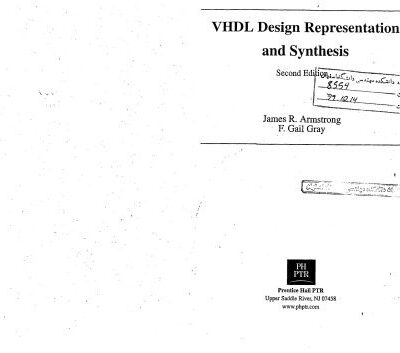 خرید و دانلود نسخه کامل کتاب VHDL Design Representation and Synthesis
