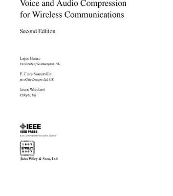 خرید و دانلود نسخه کامل کتاب Voice and audio compression for wireless communications
