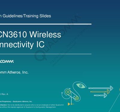 خرید و دانلود نسخه کامل کتاب WCN3610 Wireless Connectivity IC Design Guides/Training Slides