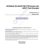 خرید و دانلود نسخه کامل کتاب WCN36x0 WLAN/BT/FM FTM Guide with QRCT Test Example
