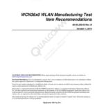 خرید و دانلود نسخه کامل کتاب WCN36x0 WLAN Manufacturing Test Item Recommendations