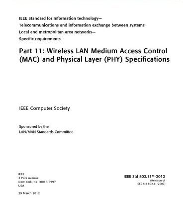 خرید و دانلود نسخه کامل کتاب Wireless LAN Medium Access Control (MAC) and Physical Layer (PHY) Specifications