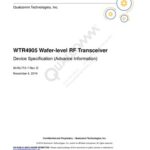 خرید و دانلود نسخه کامل کتاب WTR4905 Wafer-level RF Transceiver Device Specification (Advance Information)