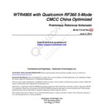 خرید و دانلود نسخه کامل کتاب WTR4905 with Qualcomm RF360 5-Mode CMCC China Optimized Preliminary Reference Schematic