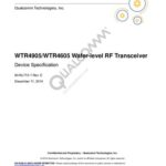 خرید و دانلود نسخه کامل کتاب WTR4905/WTR4605 Wafer-level RF Transceiver Device Specification