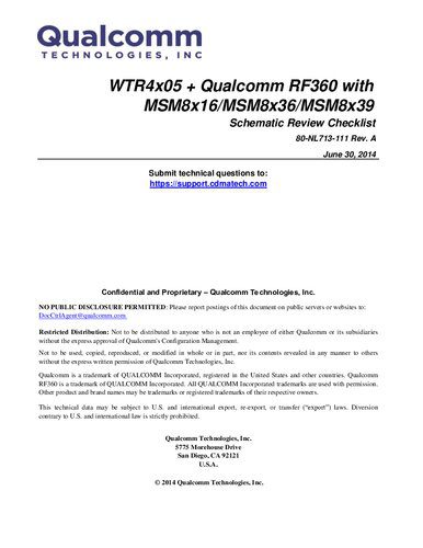 خرید و دانلود نسخه کامل کتاب WTR4x05 + Qualcomm RF360 with MSM8x16/MSM8x36/MSM8x39 Schematic Review Checklist_69067069e05ae.jpeg خرید و دانلود نسخه کامل کتاب WTR4x05 + Qualcomm RF360 with MSM8x16/MSM8x36/MSM8x39 Schematic Review Checklist
