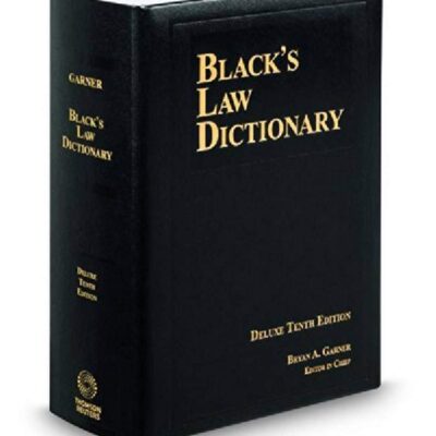 دانلود کتاب BLACK'S LAW DICTIONARY; DELUXE 10TH EDITION