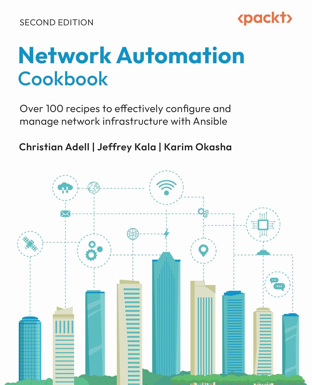 71boLMaHl2L._SL1500_ خرید و دانلود نسخه کامل کتاب Network Automation Cookbook: Over 100 recipes to effectively configure and manage network infrastructure with Ansible 2nd ed. Edition
