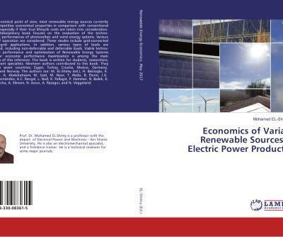 خرید و دانلود نسخه کامل کتاب Economics of Variable Renewable Sources for Electric Power Production