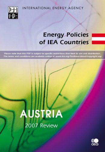 خرید و دانلود نسخه کامل کتاب Energy Policies of IEA Countries Austria: 2007_692d503cbb77e.jpeg خرید و دانلود نسخه کامل کتاب Energy Policies of IEA Countries Austria: 2007