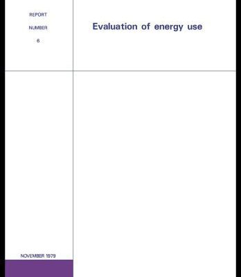 خرید و دانلود نسخه کامل کتاب Evaluation of Energy Use: Watt Committee: report number 6