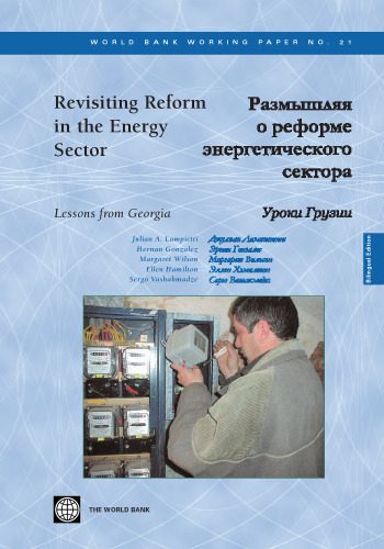خرید و دانلود نسخه کامل کتاب Revisiting Reform in the Energy Sector: Lessons from Georgia (World Bank Working Papers)_692d75bf82654.jpeg خرید و دانلود نسخه کامل کتاب Revisiting Reform in the Energy Sector: Lessons from Georgia (World Bank Working Papers)