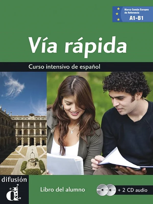 400b86 خرید و دانلود نسخه کامل کتاب Via rápida A1 - B1 کتاب دانش آموز به همراه فایل صوتی - تصویر 1