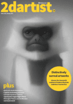 خرید و دانلود نسخه کامل 24 مجله گرافیکی هنر دیجیتال 2d artist magazine - تصویر 6