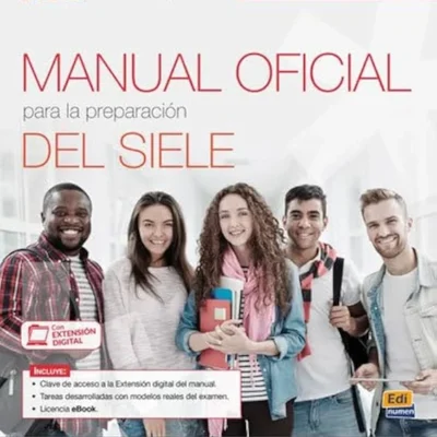 خرید و دانلود نسخه کامل کتاب  (edición para preparadores) Manual oficial para la preparación del SIELE کتاب دانش آموز به همراه فایل صوتی