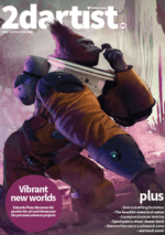 خرید و دانلود نسخه کامل 24 مجله گرافیکی هنر دیجیتال 2d artist magazine - تصویر 5