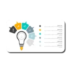 خرید و دانلود نسخه کامل قالب پاورپوینت اینفوگرافیک ایده‌ها – طراحی نوآورانه و کمتر دیده شده برای ارائه‌های حرفه‌ای