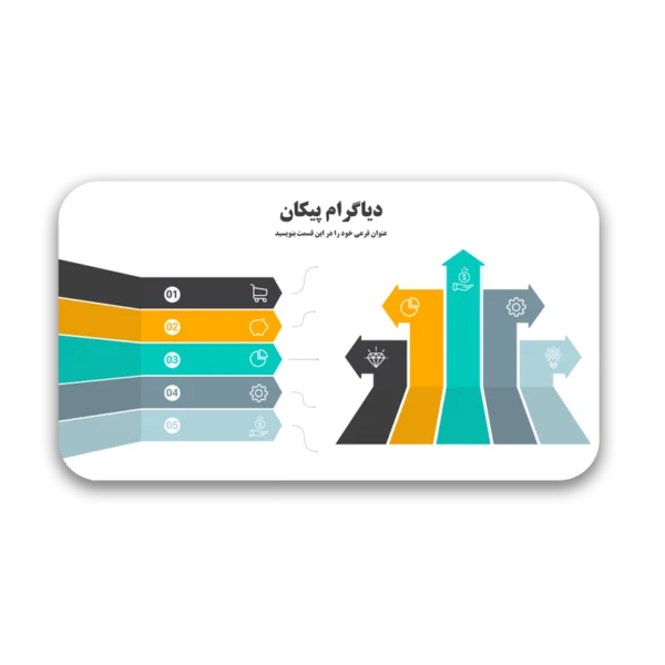 Mantic-ArrowDiagram-600x600 خرید و دانلود نسخه کامل قالب پاورپوینت حرفه ای دیاگرام پیکان (فلش) – مناسب برای ارائههای حرفهای و شیک - تصویر 1