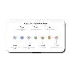 خرید و دانلود نسخه کامل قالب پاورپوینت اینفوگرافیک جدول زمانی پروژه با طراحی حرفه‌ای