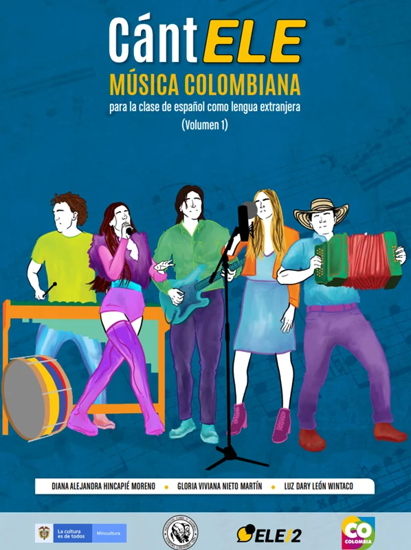 a496db خرید و دانلود نسخه کامل کتاب CántELE. Música colombiana para la clase de ELE. Vol. 1 آموزش زبان اسپانیایی از طریق ترانه و موسیقی - تصویر 1