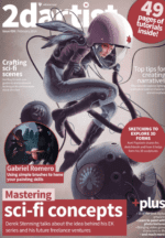 خرید و دانلود نسخه کامل 24 مجله گرافیکی هنر دیجیتال 2d artist magazine