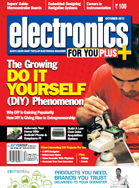 cee354 خرید و دانلود نسخه کامل 13 مجله الکترونیک Electronics For You - تصویر 1