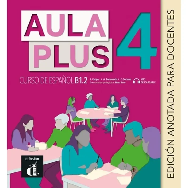 e9f735 خرید و دانلود نسخه کامل کتاب Aula Plus 4 - B1.2 Libro del profesor کتاب معلم به همراه تست و تمرین - تصویر 1