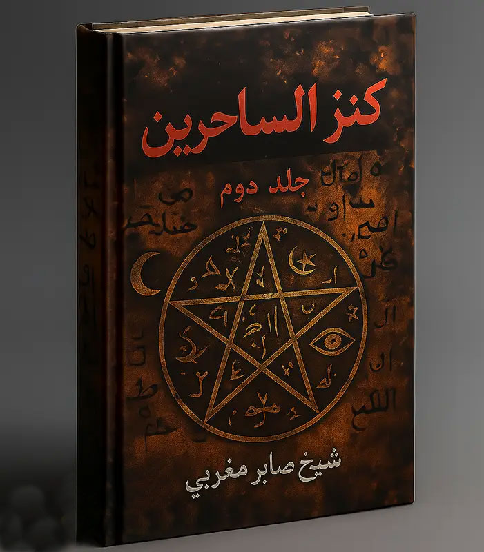 جلد-کتاب-کنز-الساحرین-جلد-دوم خرید و دانلود کتاب نسخه کامل کتاب کنز الساحرین جلد دوم: مجموعه طلسم و ادعیه قدرتمند (PDF) اصل | علوم غریبه | علوم متافیزیک - تصویر 1