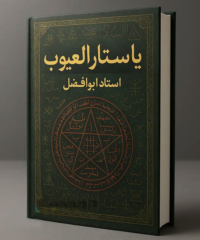 جلد-کتاب-یا-ستار-العیوب-استاد-ابوالفضل-طراحی-شده خرید و دانلود کتاب نسخه کامل کتاب یا ستار العیوب استاد ابوالفضل: مجربات ابوالفضل (PDF) | علوم غریبه - تصویر 1