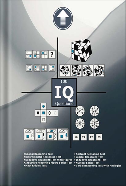 225-New-PNG-Version-45 خرید و دانلود نسخه کامل کتاب 100 IQ Questions: Spatial Reasoning Test, Diagrammatic Reasoning Test, Deductive Reasoning Test, Inductive Reasoning, Logical Reasoning Test, Abstract … Prep, Practice (IQ Tests series Book 1) by Zoe Hampton PDF - تصویر 1