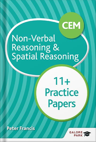 225-New-PNG-Version-9 خرید و دانلود نسخه کامل کتاب CEM 11+ Non-Verbal Reasoning & Spatial Reasoning Practice Papers by Peter Francis PDF - تصویر 1