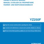 دانلود کتاب Yamaha YZ250F Owner's Manual 2019