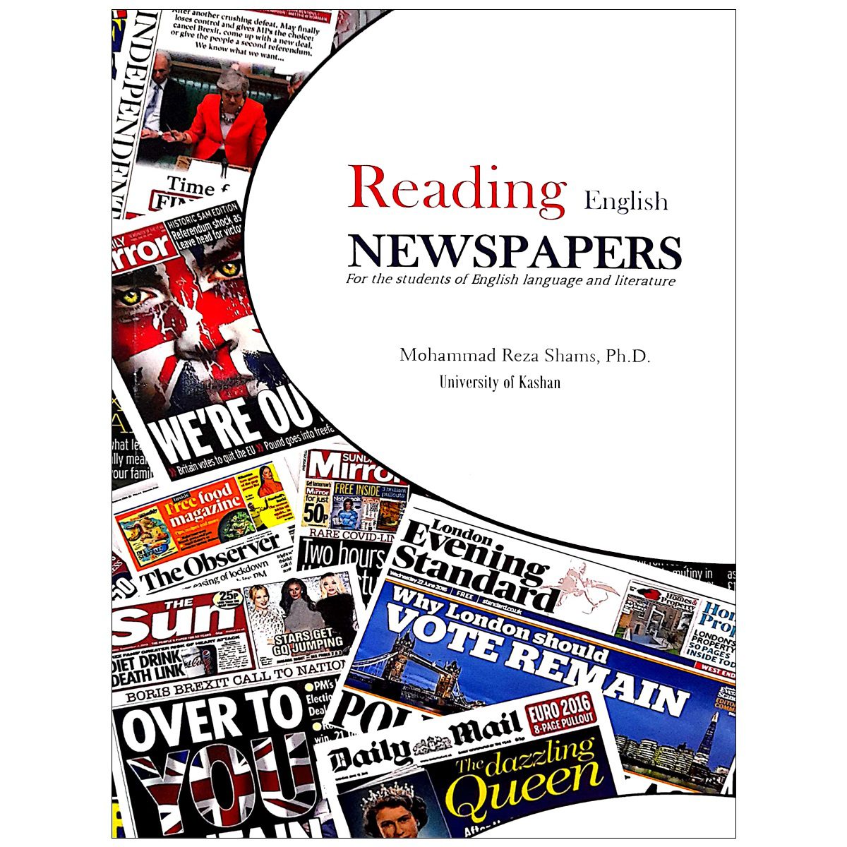 reading-english-newspapers خرید و دانلود نسخه کامل کتاب Reading English Newspaper PDF محمدرضا شمس | الی فایل - تصویر 1