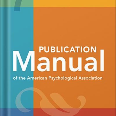 خرید و دانلود نسخه کامل کتاب Publication Manual (OFFICIAL) 7th Edition of the American Psychological Association by American Psychological Association PDF
