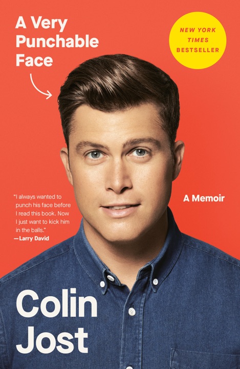 a-very-punchable-face-a-memoir-by-colin-jost_69f2f44853966 خرید و دانلود نسخه کامل کتاب صوتی انگلیسی چهرهای بسیار سیلیخور، اثر کالین جوست A Very Punchable Face: A Memoir by Colin Jost - تصویر 1