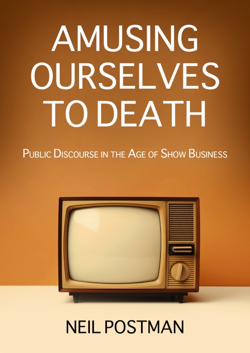 amusing-ourselves-to-death-by-neil-postman_69fcad5b09986 خرید و دانلود نسخه کامل کتاب صوتی انگلیسی سرگرمی تا سرحد مرگ، اثر نیل پستمن Amusing Ourselves to Death by Neil Postman - تصویر 1