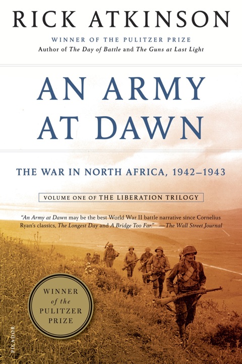 an-army-at-dawn-the-war-in-north-africa-1942-1943-by-rick-atkinson_69ef425d600af خرید و دانلود نسخه کامل کتاب صوتی انگلیسی ارتشی در سپیدهدم، اثر ریک اتکینسون (از مجموعهی سهگانه آزادی) An Army at Dawn: The War in North Africa, 1942-1943 by Rick Atkinson - تصویر 1