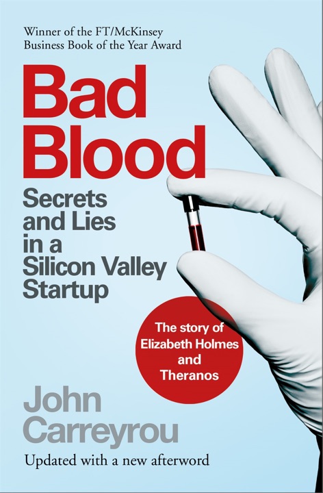 bad-blood-secrets-and-lies-in-a-silicon-valley-startup-by-john-carreyrou_69eb9d8c22e0a خرید و دانلود نسخه کامل کتاب صوتی انگلیسی خون بد، اثر جان کریرو Bad Blood: Secrets and Lies in a Silicon Valley Startup by John Carreyrou - تصویر 1
